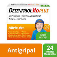 Desenfriol-Ito Plus Naranja 24 Tabletas Masticables