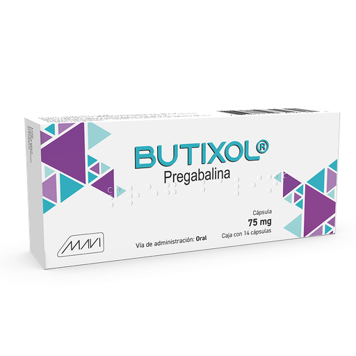 Butixol 75mg c/14 capsulas