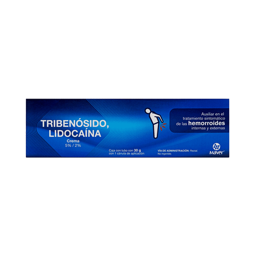 Triobenosido/Lidocaina crema tubo 30 g