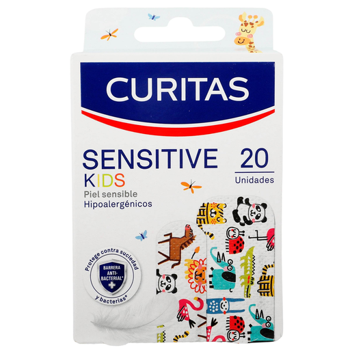 Curitas Kids sensitive 20 unidades