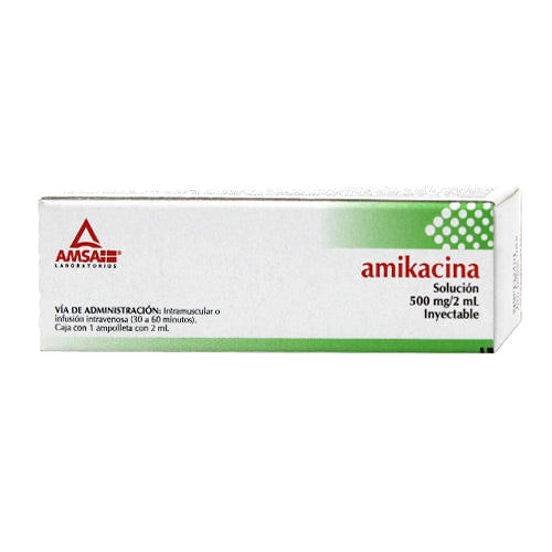 AMIKACINA 500MG/2ML AMP INY