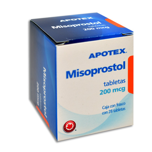Misoprostol Apotex 200 mcg caja c/ frasco c/ 28 tabletas