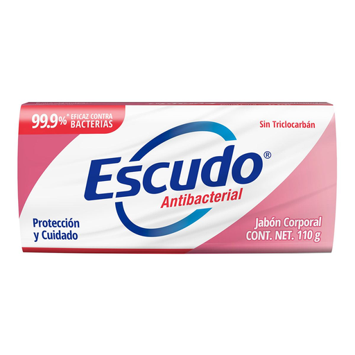 Escudo antibacterial Jabon de barra rosa  110g