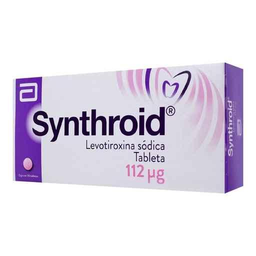 Synthroid 112 tabletas caja c/ 30