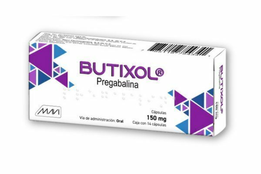 Butixol 150 mg caja c/ 14 capsulas