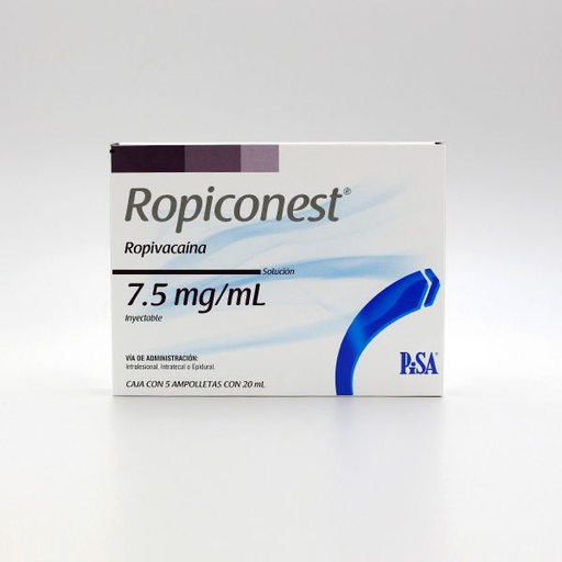 Ropiconest 7.5mg/ml ampula caja c/5